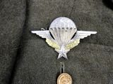 an image of a badge with a parachute attached to it