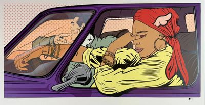 D-FACE Sérigraphie sur papier d'art