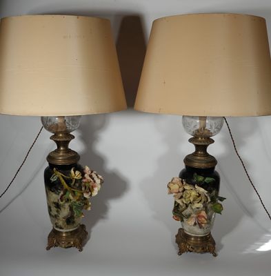 deux lampes posées sur une table