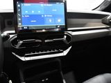 a car dashboard with a laptop in it