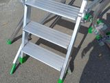 a ladder that is sitting on the ground