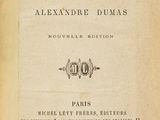 an old book with a black and white title on it