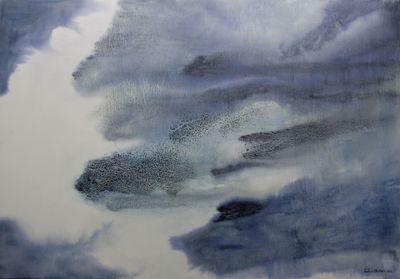 Muriel BUTHIER-CHARTRAIN, "Le silence est d'eau III", 2022. …