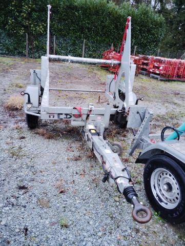 Remorque porte touret ABDE immatriculée FV-727-TA, 1ère mise en c...