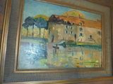 une photo d'un tableau accroché au mur