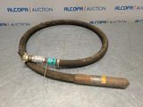 a close up of a hose with a hose attached to it