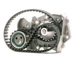 a close up of a belt drive belt with a bearing on it