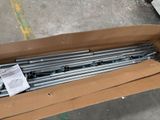 a cardboard box that has a bunch of pipes in it
