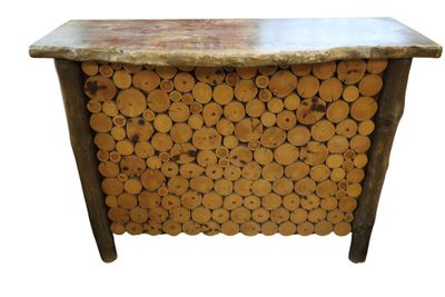 Olavi HANNINEN (1920-1992) Dans le goût de Bar en bois.