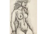 an image of a drawing of a nude woman