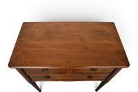 COMMODE (petite) en acajou, ouvrant à trois tiroirs sur deux… (photo 6)