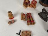 a lot of different items that are sitting on a table