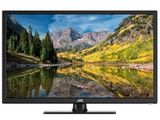 Le téléviseur Full HD LG de 32 pouces est présenté avec un paysage de montagne en arrière-plan.