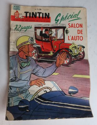 un magazine dont la couverture représente un homme assis dans une voiture