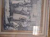 a picture of a picture of a group of people hanging on a wall
