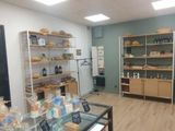 an image of a bakery shop with shelves full of goods
