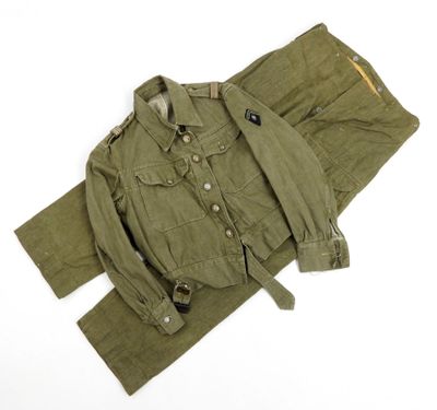 an image of a pair of army fatigue pants and a jacket