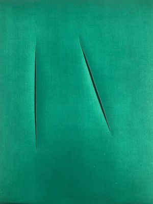 Lucio Fontana - Concetto Spaziale (Spatial Concept), 1959