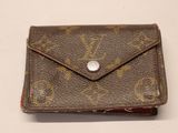 louis vuitton monograme leather wallet case