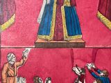 an image of a painting of a woman on a stage surrounded by other people