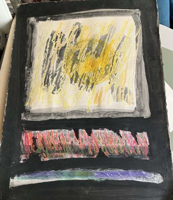 une image d'une image d'un tableau sur une table