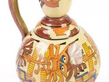 an image of a vase with a design on it