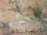 a picture of a painting on the wall of a building