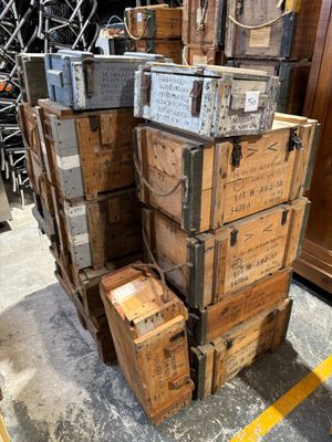 16 caisses militaires en bois - Photo 1