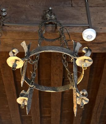 Lustre en fer forgé - Photo 1