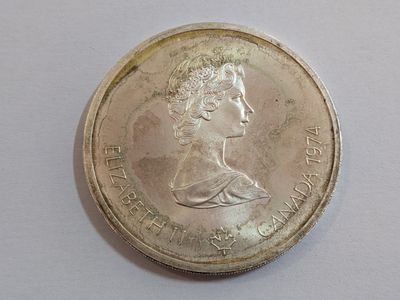 Monnaie CANADA 10 DOLLARS Argent (925/°°) JO de Montréal 1976  (poids  - Photo 1