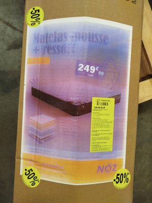 1 matelas mousse + ressort HYBRID MATTRESS