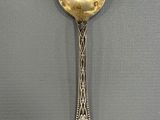 a spoon that is sitting on a table
