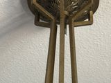 a clock that is hanging on the wall in the room