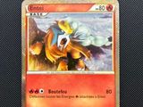 a close up of a pokemon card on a table