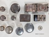 a lot of metal items that are on a table