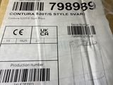 a box with a barcode on it sitting on a table