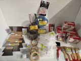 a table that has many different items on it