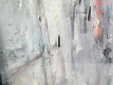 a painting of a cat sitting on a chair