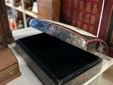 a box that is open on top of a table