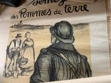a drawing of a man and a woman on a piece of paper
