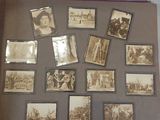 a book with a bunch of old photos on it