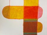 an image of a drawing of a cross made out of colored squares