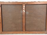 a picture of an old window with a glass door