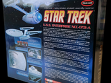 a box that has a star trek model in it