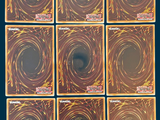 six different images of a set of six square tiles with gold swirls on them