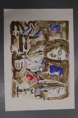 a picture of a drawing of a man and a woman