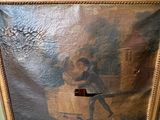 a picture of a painting on the wall of a room
