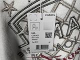 chanel paris t - shirt in white with stars on the back