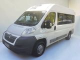 a white van that is parked in a room