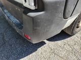 a close up of the rear bumper of a truck